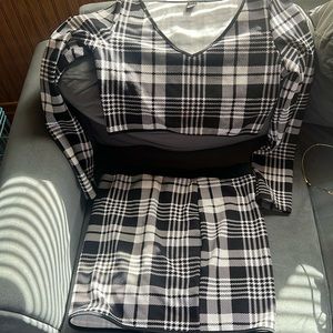 Set brought from shein (me in the picture)